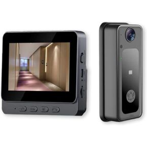 Video Doorbell Intercom System, 4.3 Inches Video Doorbell Camera 1080P with Monitor, ome Video Intercom Door Phone Kits, Support IR NightVision, 2Way Intercom
