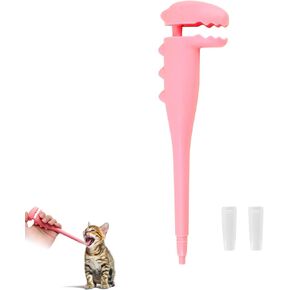 Pet Medicine Shooter Plunger, Tablet Gun Popper for Cats Dogs with Soft Tip Medicine Dispenser Pusher Feeder Medicine Feeding Tool for Small Animals