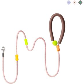 Lightweight Dog Leash, 4.9ft Adjustable Dog Training Leash Anti-Choking Swivel Lockable Hook and Comfortable Handle,Hands Free Lead Leashes for Small Dogs or Medium Dogs