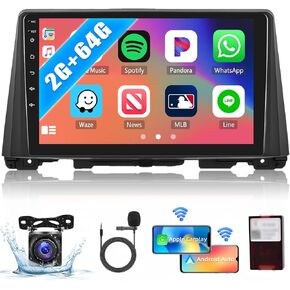 2G+64G Car Radio Stereo for KIA K5 Optima 2016-2018 with Wireless Carplay Android Auto Android 13 Radio 10.1" Touch Screen Car Stereo with Bluetooth GPS Navigation HiFi FM Head Unit with Backup Camera