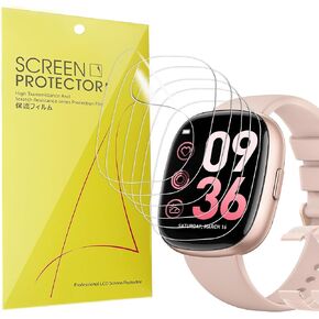 Compatible for Sanorum G56 Smart Watches Screen Protector, [6 Pack] Full Coverage TPU Clear Film Compatible for Banlvs G56, Sanorum G56 1.83 Inches Smart Watches (6 Pack)