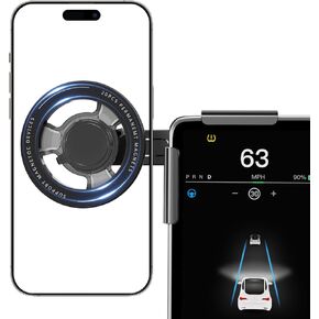 Tesla Phone Mount, Magnet Phone Holder for Tesla Model 3/Y, Tesla Model 3/Y Accessories 2024, Magsafe Car Mount for All Phones, 360° Rotation, Strongest Magnet Power