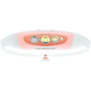 KNOG Bilby Run 400 Super Bright Headlamp - Lightweight, Zero-Bounce Headlamp for Running with Red Halo Effect, Multiple Light Modes, USB Rechargeable, 100m Beam, IP67 Waterproof, Coral