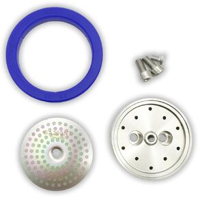 Tune Up kit made for Gaggia Classic. Upgraded Stainless Steel Shower Holder. IMS Precision Nanotech Shower Screen GA200NT, Cafelat Silicone Gasket and all screws (Custom Tune Up Kit)