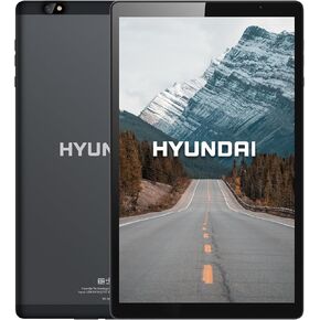 HYUNDAI Hy tab Plus Tablet 10LB2 10.1 Inch Tablets 4GB RAM, 64GB Storage Quad-Core Processor, 5MP/8MP Cameras, 5000mAh Battery, Android 13 Includes Stylus Pen, Earbuds, Screen Protector - Space Gray