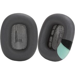 Upgraded Ear Cushions for AirPods Max Headphones Earpads with Gel, Protein Leather, Memory Foam Sweatproof (Dark Grey)