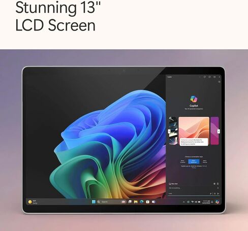Microsoft Surface Pro AI Powered 2-in-1 Laptop 13.0" Touchscreen OLED 2880x1920 Display (Qualcomm Snapdragon X Elite X1E-80-100, 16GB LPDDR5X, 1TB SSD, 2 Thunderbolt 4, Win 11 Home) w/USB-C Dock in Saudi Arabia