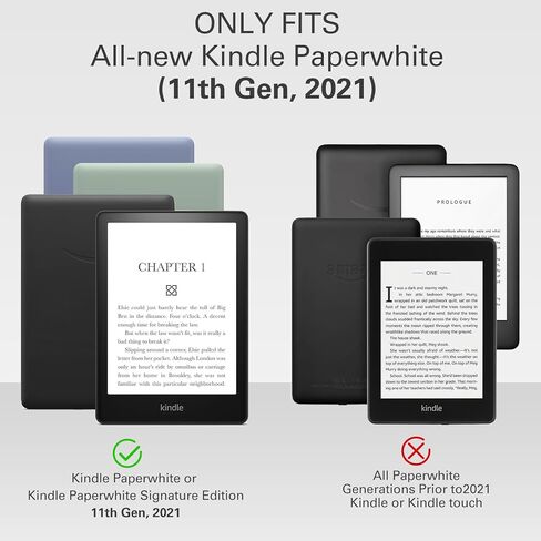 حافظة CoBak لجهاز Kindle Paperwhite - غطاء جلد PU جديد تمامًا مع ميزة التنبيه التلقائي للنوم لجهاز Kindle Paperwhite Signature Edition وKindle Paperwhite الجيل الحادي عشر 2021 in Saudi Arabia