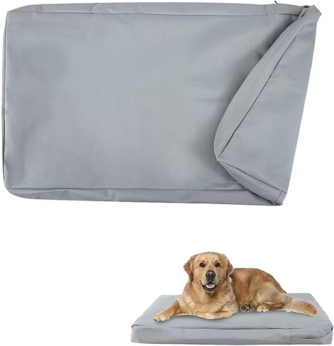 Waterproof Dog Bed Cover,Washable Dog Crate Pad Replacement Cover,Removable Pet Dog Crate Pad Replacement Covers for 42 Inch Crate,Water Absorbable Pet Puppy Bed Cover for Dog Cat,40Lx27Wx4H inch in Kuwait