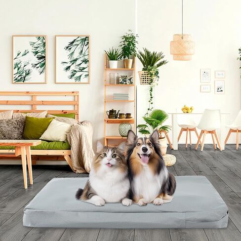 Waterproof Dog Bed Cover,Washable Dog Crate Pad Replacement Cover,Removable Pet Dog Crate Pad Replacement Covers for 42 Inch Crate,Water Absorbable Pet Puppy Bed Cover for Dog Cat,40Lx27Wx4H inch in Kuwait