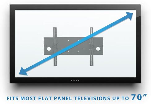 Mount-It! Full Motion TV Wall Mount | Heavy-Duty Dual Arm Articulating TV Bracket for 50-70 Inches Screen | VESA Compatible up to 800x450mm | 200 Lbs Capacity in Saudi Arabia