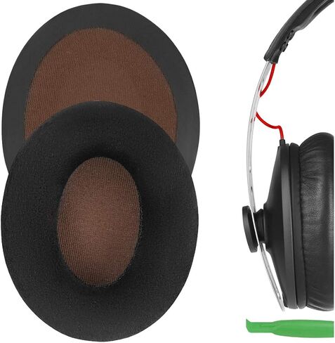 Geekria QuickFit Replacement Ear Pads for Sennheiser Momentum 2.0 Over-Ear Headphones Ear Cushions, Headset Earpads, Ear Cups Cover Repair Parts (Dark Brown) in Saudi Arabia