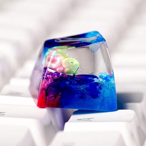 DATKEY Ocean Squid Artisan Keycap Ocean Keycaps Keyboard Keycaps Cute Keycaps Artisan Keycap Aesthetic Keycaps Custom Keycaps Ocean Gifts for Gaming Love Gamer Man On Anniversary Birthday in Saudi Arabia