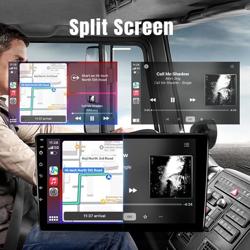 راديو ستيريو للسيارة Leadfan لسيارة Skoda Volkswagen Wireless Carplay Android Auto، شاشة لمس 10.1 بوصة لراديو Jetta BT/FM DSP/راديو السيارة لـ Passat B6 B7 Golf 5 6 Jetta EOS Tiguan Touran Polo Scirocco in Saudi Arabia