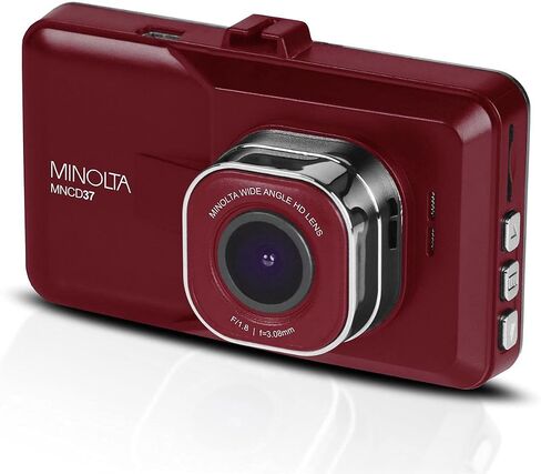 Minolta MNCD37 Full HD 1080P Wide Angle Car Dashboard Camera with G-Sensor, Loop Recording & 3" LCD Screen in Saudi Arabia