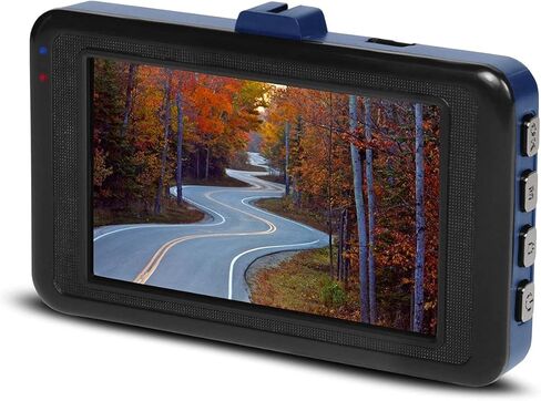 كاميرا لوحة القيادة للسيارة Minolta MNCD37 Full HD 1080P ذات زاوية واسعة مع مستشعر G وتسجيل حلقة وشاشة LCD 3 بوصات in Kuwait
