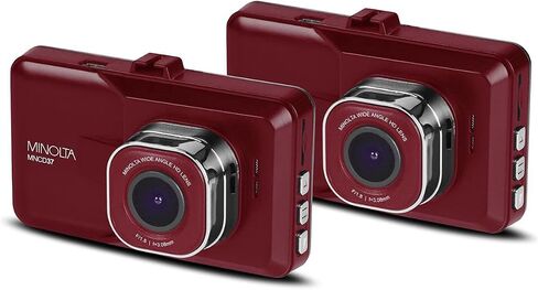Minolta MNCD37 Full HD 1080P Wide Angle Car Dashboard Camera with G-Sensor, Loop Recording & 3" LCD Screen in Saudi Arabia