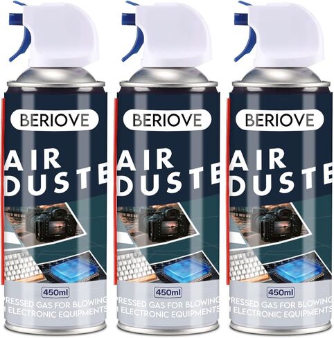 Keyboard Cleaner Air Spray: Air Duster Keyboard Cleaner Cleaning - Air Spray Computer Duster Air Duster for PC Electronic Laptop 15.4oz (6 Packs) in Kuwait