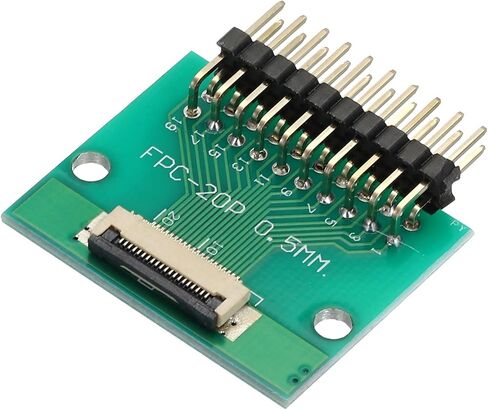MECCANIXITY FFC FPC Connector Board 4 Pin 0.5mm 2.54mm to 1.0mm 2.54mm PCB Converter Board for DVD/Digital Cameras/Laptops in Saudi Arabia