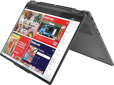 Lenovo Yoga 7i 2 في 1 AI PC 2 في 1 كمبيوتر محمول 14.0 بوصة شاشة لمس IPS WUXGA (Intel Ultra 5-125U، 16 جيجابايت LPDDR5X، 1 تيرابايت SSD، قلم نشط، لوحة مفاتيح بإضاءة خلفية، بصمة الإصبع، 2 Thunderbolt 4، WiFi 6E، فوز 11 هوم) in Saudi Arabia