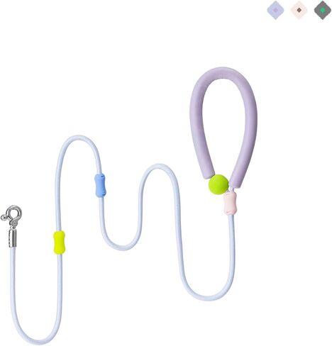 Lightweight Dog Leash, 4.9ft Adjustable Dog Training Leash Anti-Choking Swivel Lockable Hook and Comfortable Handle,Hands Free Lead Leashes for Small Dogs or Medium Dogs in Kuwait