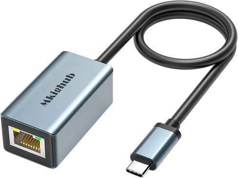 USB C to Ethernet Adapter, USB Type C to RJ45 Gigabit Ethernet Adapter Cable Converter, Thunderbolt 3 to LAN Network Adapter Compatible for MacBook Pro Air iPad Pro Galaxy S22 S21 Chromebook Dell XPS in Saudi Arabia