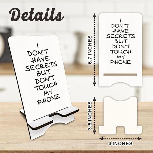 Funny Wooden Phone Stand-Chaos Coordinator-Removable Smart Phone Holder,Suitable Phone E-Book & Tablets,Phone Accessories,Desktop Organizer,Home Decorations-A08 in Saudi Arabia