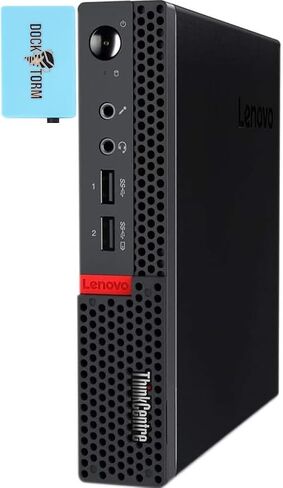Lenovo ThinkCentre M625q Mini Desktop Computer (AMD E2-9000e 2-Core, 16GB RAM, 512GB PCIe SSD, Keyboard & Mouse, Integrated Graphics, 3 USB, 2 Display Port, Win 11 Pro) w/DKZ Hub USB Port Expander in Saudi Arabia