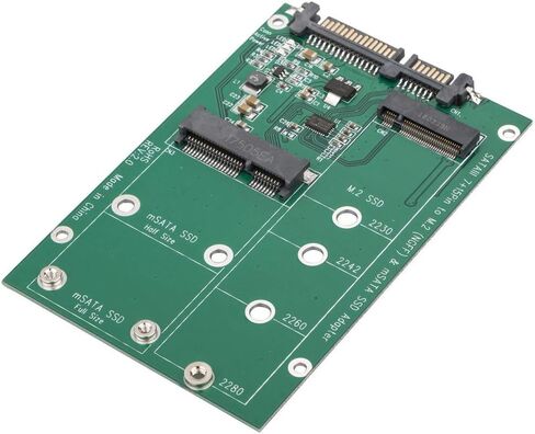 axGear mSATA / M2 NGFF SSD إلى محول محول SATA بطاقة كومبو M.2 2 في 1 in Kuwait