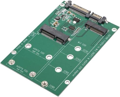 axGear mSATA / M2 NGFF SSD إلى محول محول SATA بطاقة كومبو M.2 2 في 1 in Kuwait