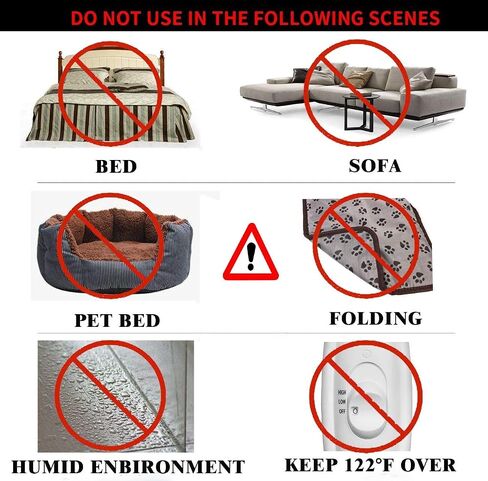 XXL Pet Heating Pad for Large Dog House Heater Indoor,Electric Adjustable Cat Warming Mat with Chew Resistant Cord Waterproof Heated Dog Bed Home,Easy to Clean and Safe,34" x 21"(Grey) in Saudi Arabia