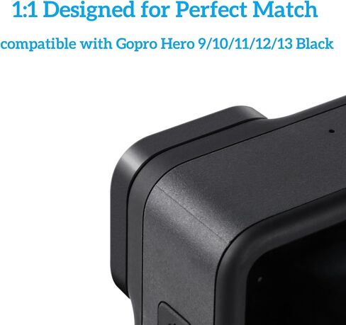 استبدال العدسة لكاميرات Gopro Hero 9/10/11/12/13 السوداء، ملحقات إصلاح أجزاء الغطاء الواقي للعدسة الزجاجية المقاومة للخدش متوافقة مع Gopro Hero 13/12/11/10/9 أسود in Saudi Arabia