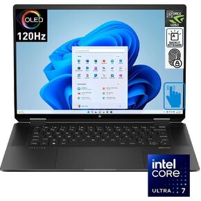 HP Spectre x360 Home & Business 2-in-1 Laptop (Intel Ultra 7-155H 16-Core, 32GB LPDDR5X 7466MHz RAM, 1TB SSD, GeForce RTX 4050, 16.0" 120 Hz Touch 2.8K (2880x1800), Fingerprint, WiFi, Win 11 Home)