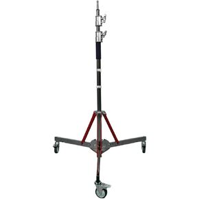 Glide Gear LW 50 - Heavy Duty Light Stand with Wheels With 66lb Load Capacity Adjustable from 4.3 ft. - 10 ft. Photography Light Stand for Photo Studio