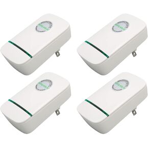 4PCS Power Saver, 28KW Electricity Saving Box Energy Saver with Indicator Light Power Box Energy Saving Device for Household Office Market