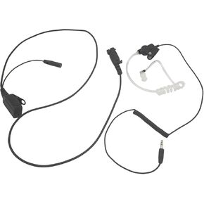 Walkie Talkie Earpiece to 3.5mm Aux Listener Earphone H8 Headset Surveillance Secruity FBI Ear Piece Ptt Headphone with Mic for Hytera Hyt pd-602i pd-662i hp-682 hp-602 x1e x1p x1pi Radio