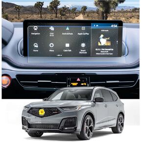 CDEFG 2PCS for 2025 Acura MDX TLX 12.3-Inch Screen Protector for 2025 Acura MDX/ 2025 Acura TLX Accessories Center Touch Screen Guard HD Clarity Anti Scratch