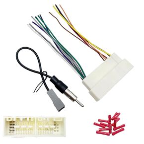Car Radio Wiring Harness for Hyundai 2015-2020 KIA 2016-2020 with Radio Antenna Adapter Aftermarket Car Stereo Wiring Harness Connector for Elantra Tucson Sonata K2 K3 K4 Radio Stereo Harness Cable