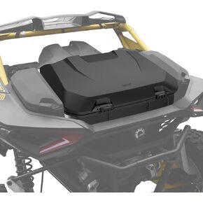 Rear Cargo Storage Boxes for 2024 Can-Am Maverick R, 96L Rear Storage Box Trunk Poly Water Resistant Large LinQ Rack Box for Can Am Maverick R X XRS 2024 2025 Accessories, Replace #715007182