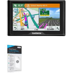 BoxWave Screen Protector Compatible with Garmin Drive 51 LM - ClearTouch Crystal (2-Pack), HD Film Skin - Shields from Scratches for Garmin Drive 51 LM