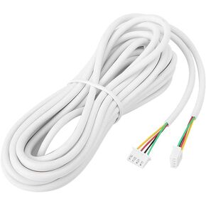 EBTOOLS Phone Extension Cord, 4 Core 30 m Length 0.3 mm² Diameter Video Intercome Cable, PVC Insulation Shell