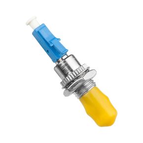 SingleMode LC/UPC Male to ST/UPC Female Fiber Optic Adapter Connector Simplex Hybrid Optical Adapter/Coupler, Flange-Type Adapter