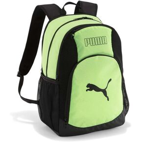PUMA Mens Backpack Training Travel Casual - Black, Green