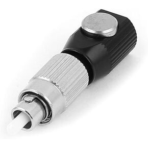 uxcell MM/SM Bare Optical Fiber Adepter FC Round Optic Fibre Cable Connector for Server Rack, Patch Panel