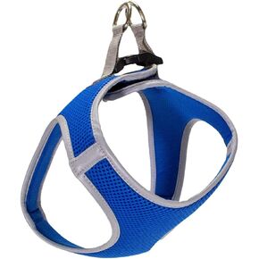 Mesh Dog Harness, Breathable Dog Harness, No-Choke Dog Harness, Air Mesh Harness, Step-in Dog Harness, Night Reflective Mesh Harness, Quick Fit (Neon Green XXXS)