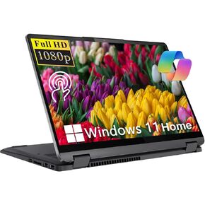 Lenovo 2024 Flex 5i 14" Touchscreen 2-in-1 Laptop, Intel Core i3-1215U, 14 Inch FHD Touchscreen Display, 8GB RAM, 256GB SSD, Wi-Fi, 9 Hours Battery Life, Windows 11 Home, Storm Grey