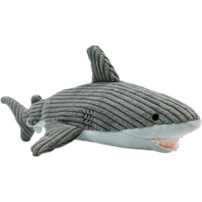 Tall Tails Shark Plush Crunch Water Bottle Toy for Dogs