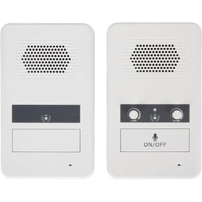 Window Speaker Intercom System, 200M Anti Interference Dual Way Window Intercom Microphone and Speaker Talk Through Glass Window, for Business Bank Hospital Office Store
