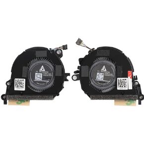 Replacement CPU and GPU Cooling Fan for HP Spectre X360 13-AE 13-AE000 13T-AE000 L04886-001 L04885-001 ND55C03-17D17 ND55C03-17D16