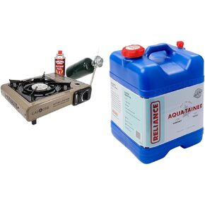 Gas One GS-3400P Propane or Butane Stove Dual Fuel Stove Portable Camping Stove - Patent Pending - with Carrying Case Great for Emergency Preparedness Kit